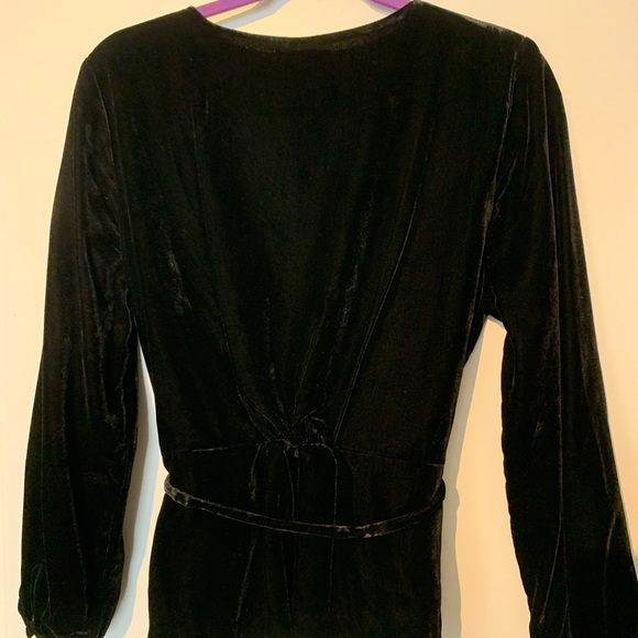 J Crew velvet wrap top - Picture 5 of 6